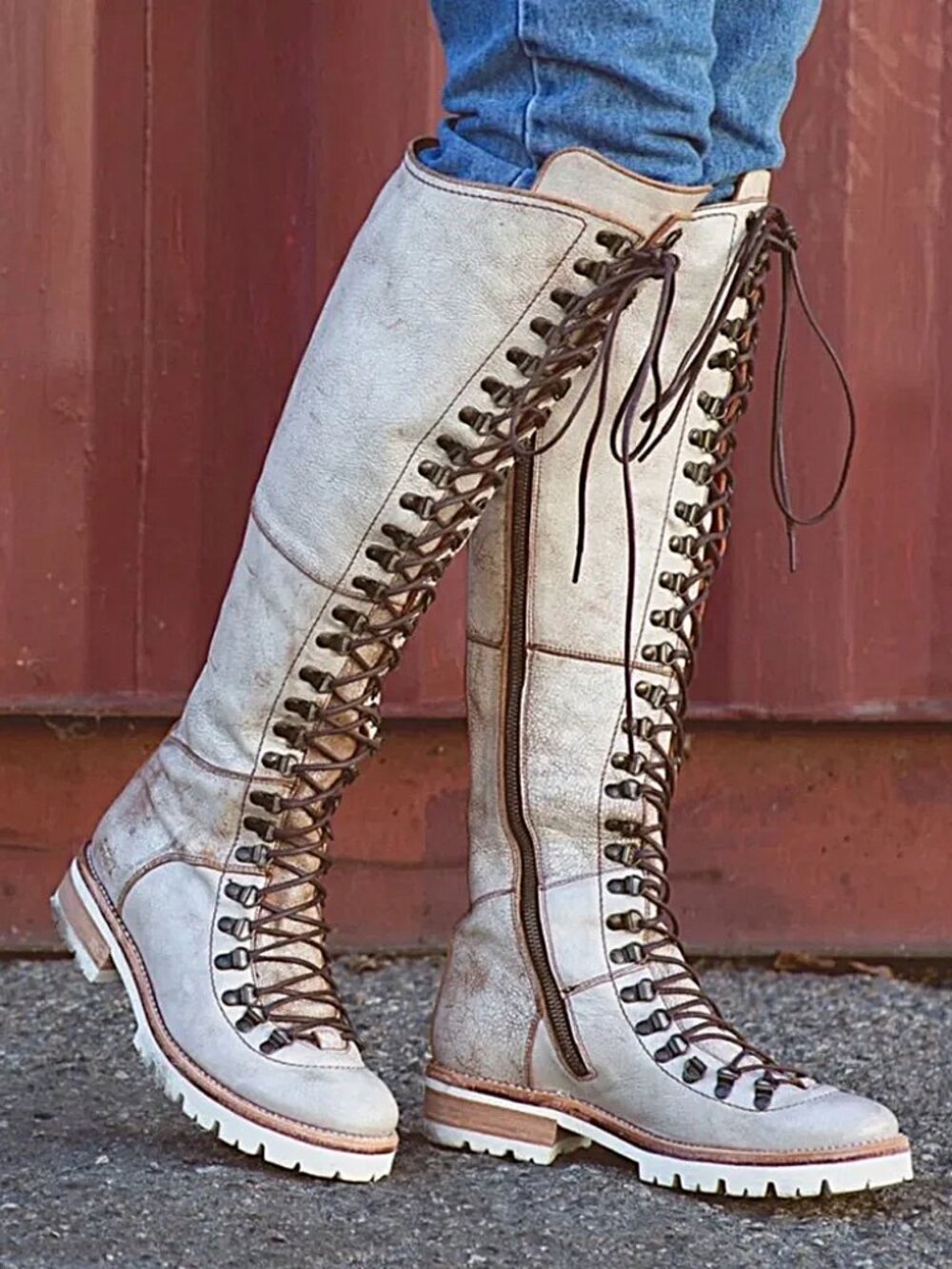 BED/STU Lustrous Boots -Nectar-